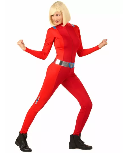 Totally Spies™ röd Clover-maskeraddräkt dam, Storlek: XS
