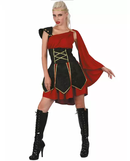 Gladiatormaskeraddräkt dam, Storlek: Medium