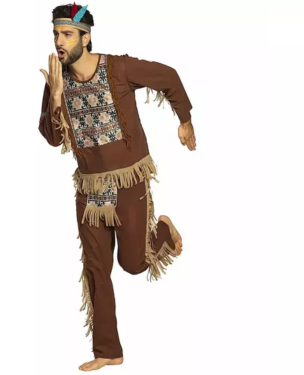 Maskeraddräkt stor vis man indian herr, Storlek: X-Large (54/56)