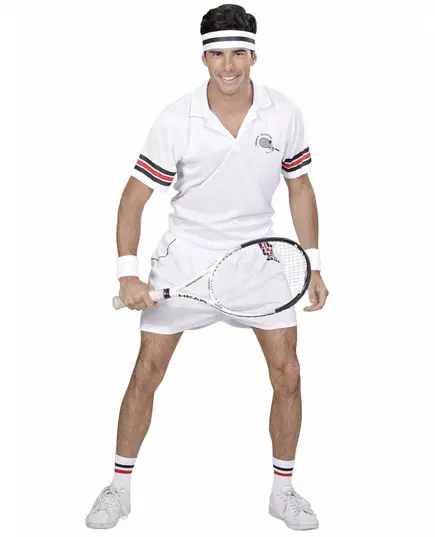 Maskeraddräkt tennisspelare vuxen, Storlek: Medium