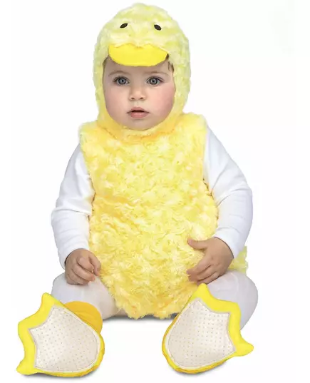 Maskeraddräkt liten gul plyschanka, Storlek: 7-12 månader (74-80 cm)
