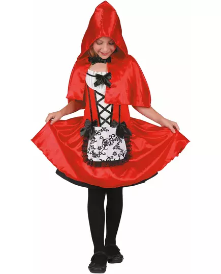 Maskeraddräkt Rödluvan flicka, Storlek: 10-12 år(130-140 cm)