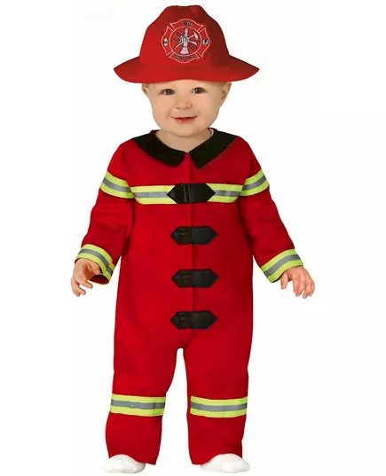 Maskeraddräkt liten brandman baby, Storlek: 18-24 månader (89 - 93 cm)