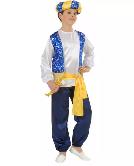 Arabisk prinsmaskeraddräkt barn, Storlek: 8-10 år (140 cm)