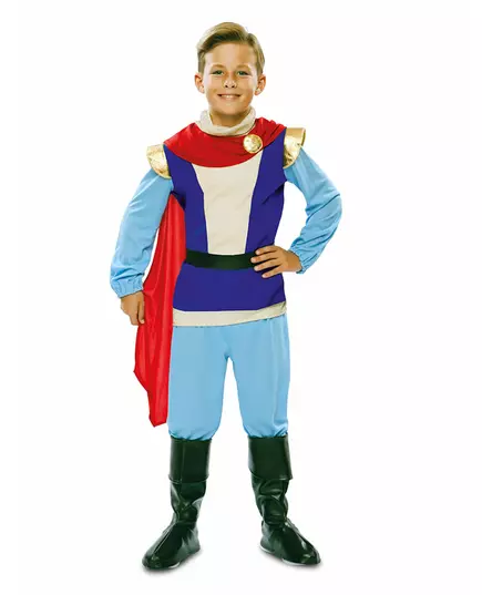 Maskeraddräkt prins charmig barn, Storlek: 10-12 år(139-155 cm)