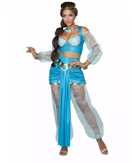Lyxig orientalisk prinsessmaskeraddräkt dam, Storlek: X-Small (36/38)