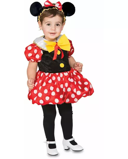 Söt maskeraddräkt med klänning och liten mus för flicka, Storlek: 5-6 år (105-121 cm)