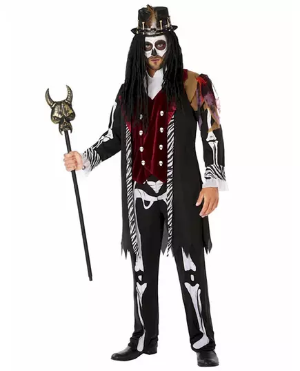 Maskeraddräkt voodoo-trollkarl herr, Storlek: Medium/Large