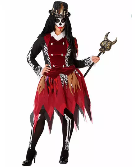 Voodoo-häxmaskeraddräkt dam plus size, Storlek: XX-Large