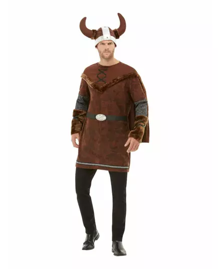 Maskeraddräkt barbarisk viking herr, Storlek: Large