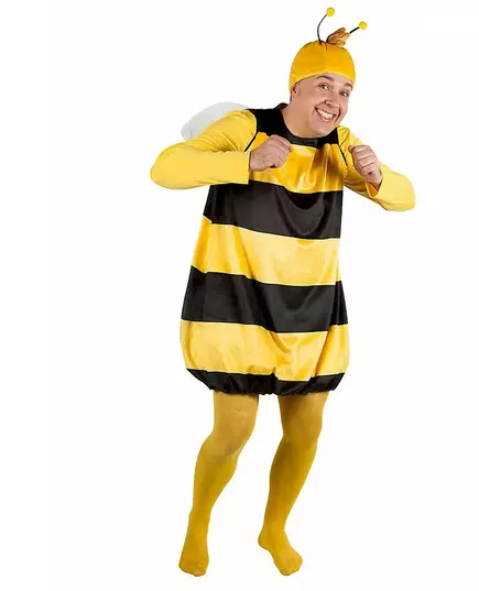 Willy Maya l'Abeille™-maskeraddräkt vuxen, Storlek: X-Large