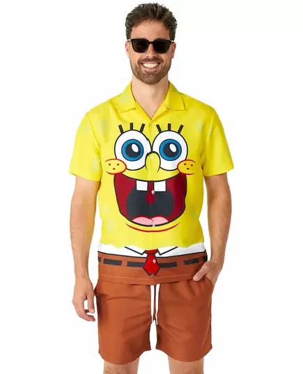 Sommarkostym SvampBob Fyrkant vuxen Suitmeister™, Storlek: X-Large (EU 56-58)