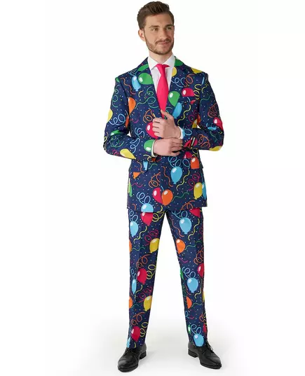 Mr. Balloons Navy maskeraddräkt herr Suitmeister™, Storlek: X-Large (EU 56-58)