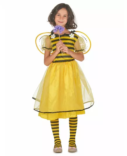 Bimaskeraddräkt med tutu och vingar flickor, Storlek: 3-4 år (92-104 cm)