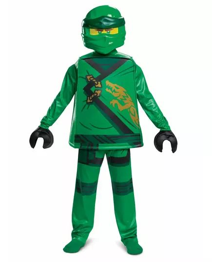 Deluxe Lloyd Ninjago®- LEGO™ maskeraddräkt barn, Storlek: 5-6 år (109 - 126 cm)