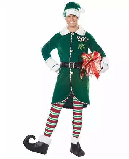 Lyxmaskeraddräkt tomteälva herr, Storlek: Small/Medium