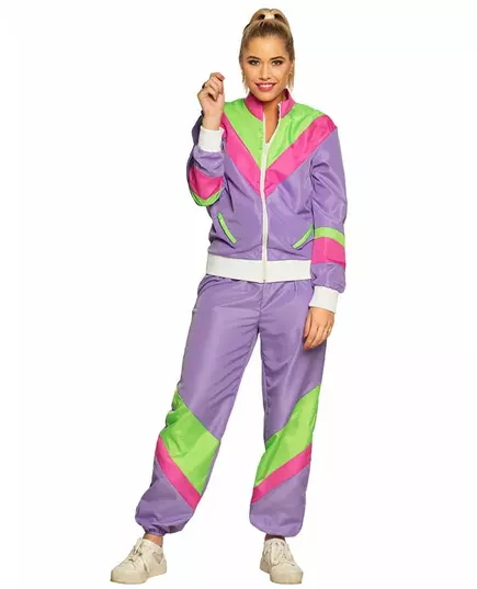 Retro joggingmaskeraddräkt för damer, Storlek: Large