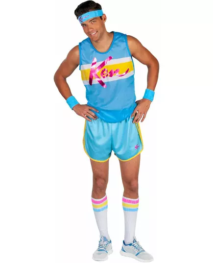 Ken™ aerobics-maskeraddräkt herr, Storlek: X-Large