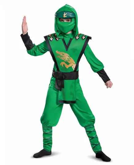 LEGACY deluxe Lloyd Ninjago®- LEGO™-maskeraddräkt barn, Storlek: 7-8 år (124 - 136 cm)