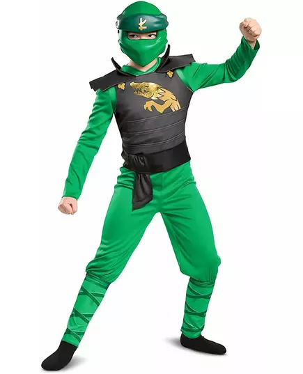 LEGACY Lloyd Ninjago-maskeraddräkt – LEGO™ barn, Storlek: 5-6 år (109 - 126 cm)