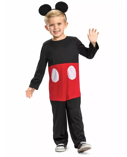 Klassisk Mickey Mouse™-maskeraddräkt barn, Storlek: 2 år (84-91 cm)