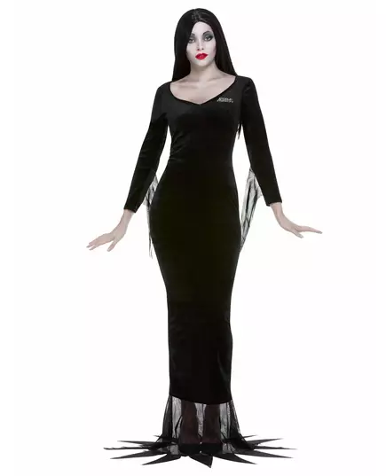 Morticia-maskeraddräkt från Familjen Addams™ för dam, Storlek: X-Large