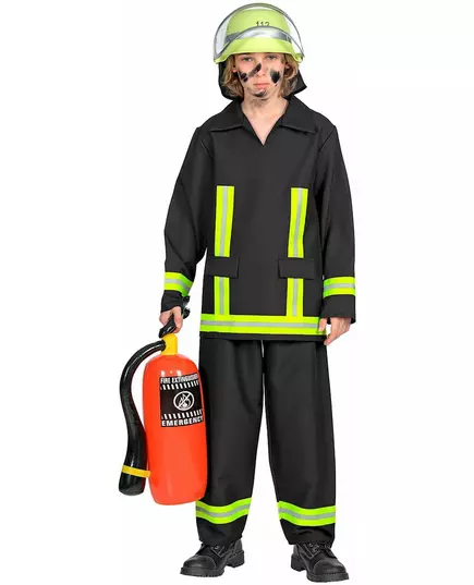 Tysk brandmansdräkt barn, Storlek: 8-10 år (140 cm)