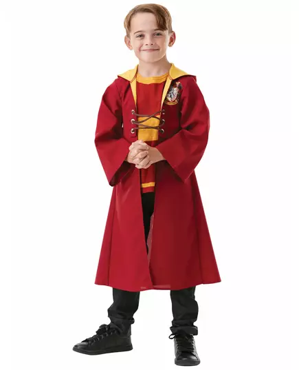 Harry Potter™ Quidditch-maskeraddräkt barn, Storlek: 7-8 år (122 till 128 cm)