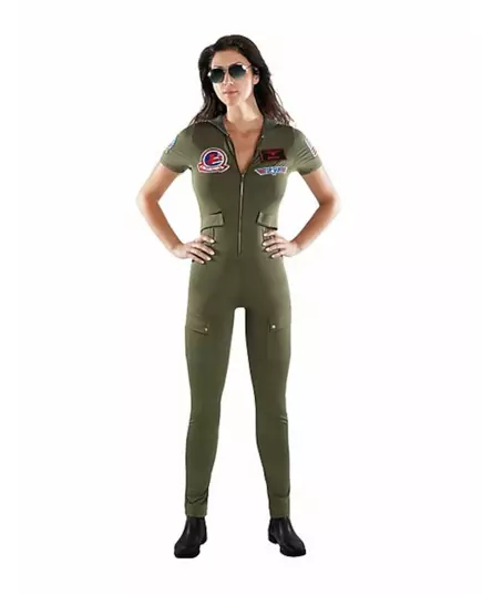 Top Gun™-maskeraddräkt vuxen, Storlek: Large