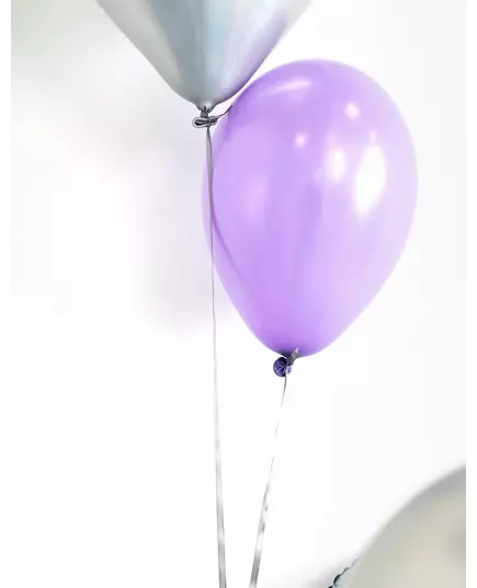 12 metalliska parmafärgade ballonger 28 cm, image 2