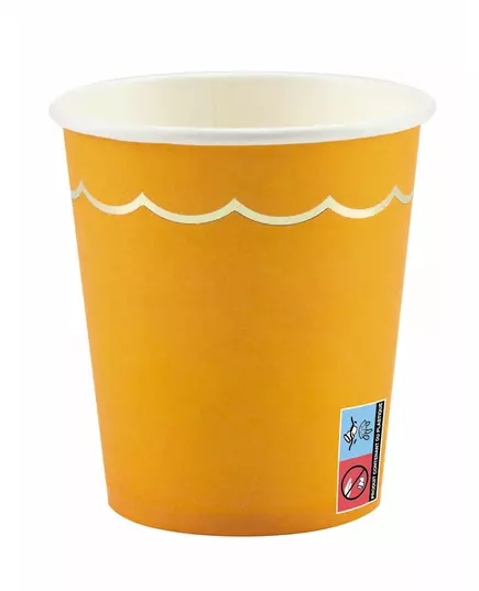 8 pappmuggar med söta pumpor 200 ml, image 2