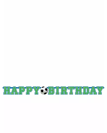 Happy Birthday-banner med fotboll, image 2