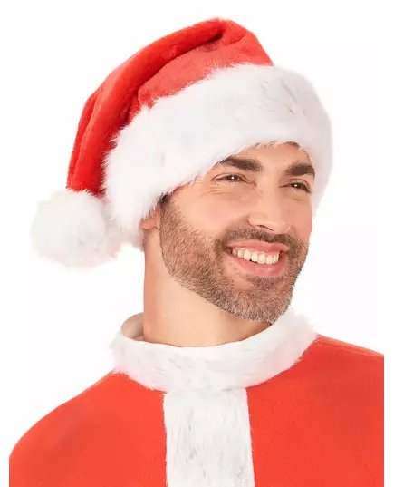 Jultomtemössa med vit fuskpäls, image 2