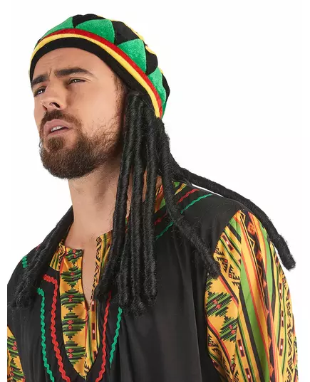 Rastamössa i sammet med dreadlocks för vuxen, image 2