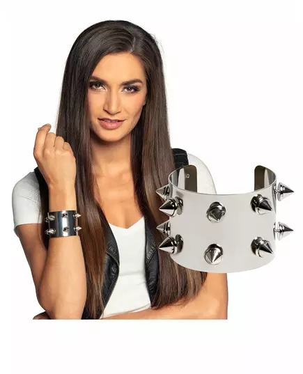 Punkarmband i silverfärgad metall vuxen, image 2