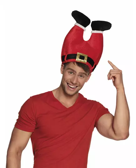 Tomtens byx- och hattset för vuxen, image 2