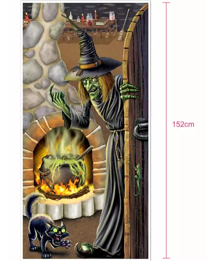 Dörrdekoration häxhus 76,2 x 152 cm, image 2