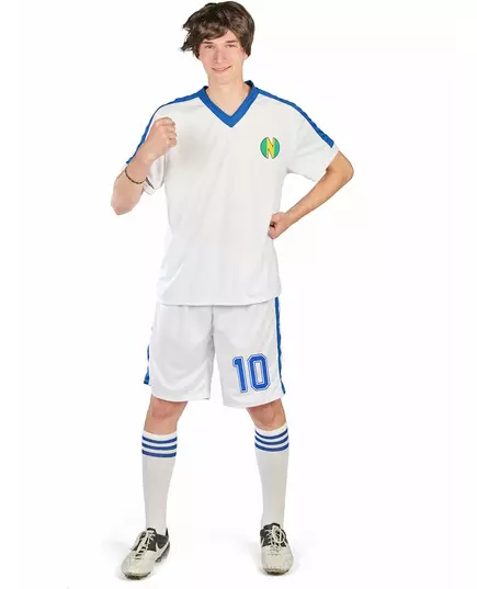 Fotbollskapten-maskeraddräkt herr, Storlek: Medium