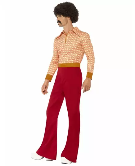 Elegant maskeraddräkt 70-tal herr, Storlek: Medium, image 2