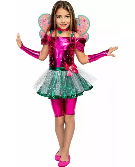 Flora Winx™-maskeraddräkt flicka, Storlek: 5-6 år (M)