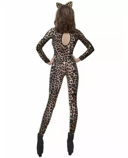 Brun leopardmaskeraddräkt vuxen, image 2