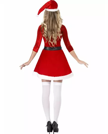 Tomtemorsmaskeraddräkt med bolero dam, Storlek: Small, image 2