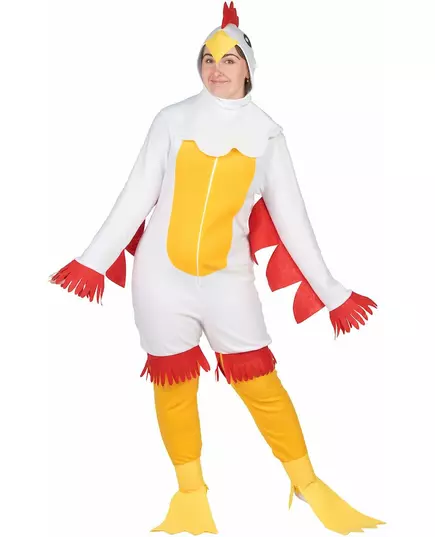 Kycklingmaskeraddräkt vuxen, Storlek: X-Large/XX-Large