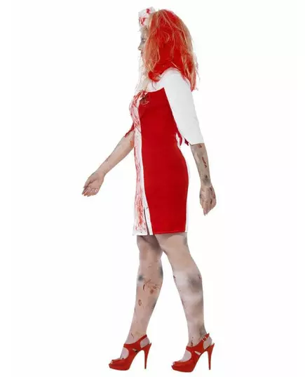 Zombiesjuksköterskemaskeraddräkt dam plus size Halloween, Storlek: XX-Large, image 2