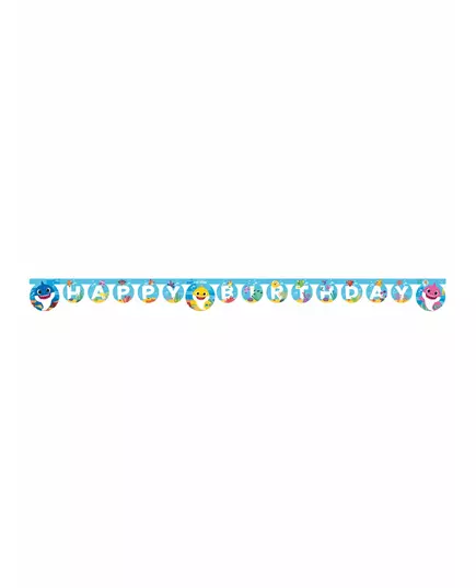 Happy Birthday Baby Shark™-pappersgirlang 2 m, image 2