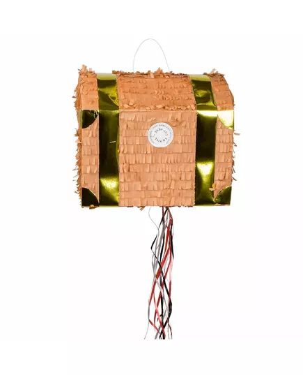 Piratskattkista-piñata 30 x 32 x 22 cm, image 2