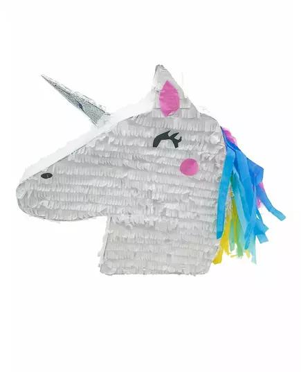 Kawaii enhörningshuvudpiñata 47 x 32 x 8 cm, image 2