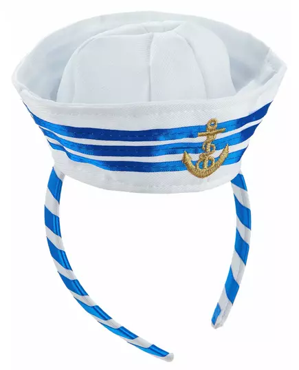 Diadem med mini sjömanshatt vuxen, image 2