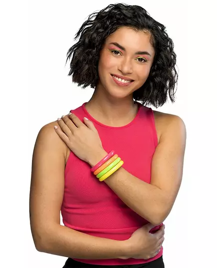4 flerfärgade armband 80-tal, image 2