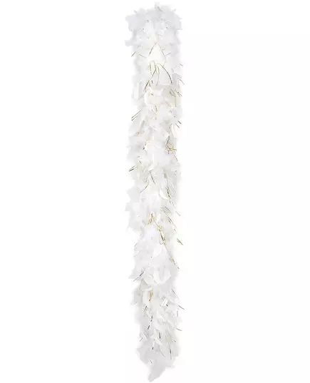 Vit och guldfärgad boa 50 g, image 2